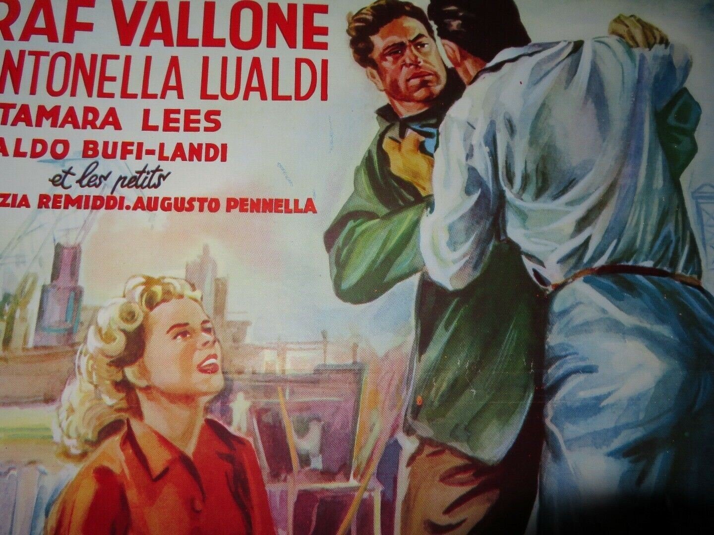 PERDONAMI! BELGIUM (20"x 14") POSTER RAF VALLONE ANTONELLA LUALDI 1953 Movie posters