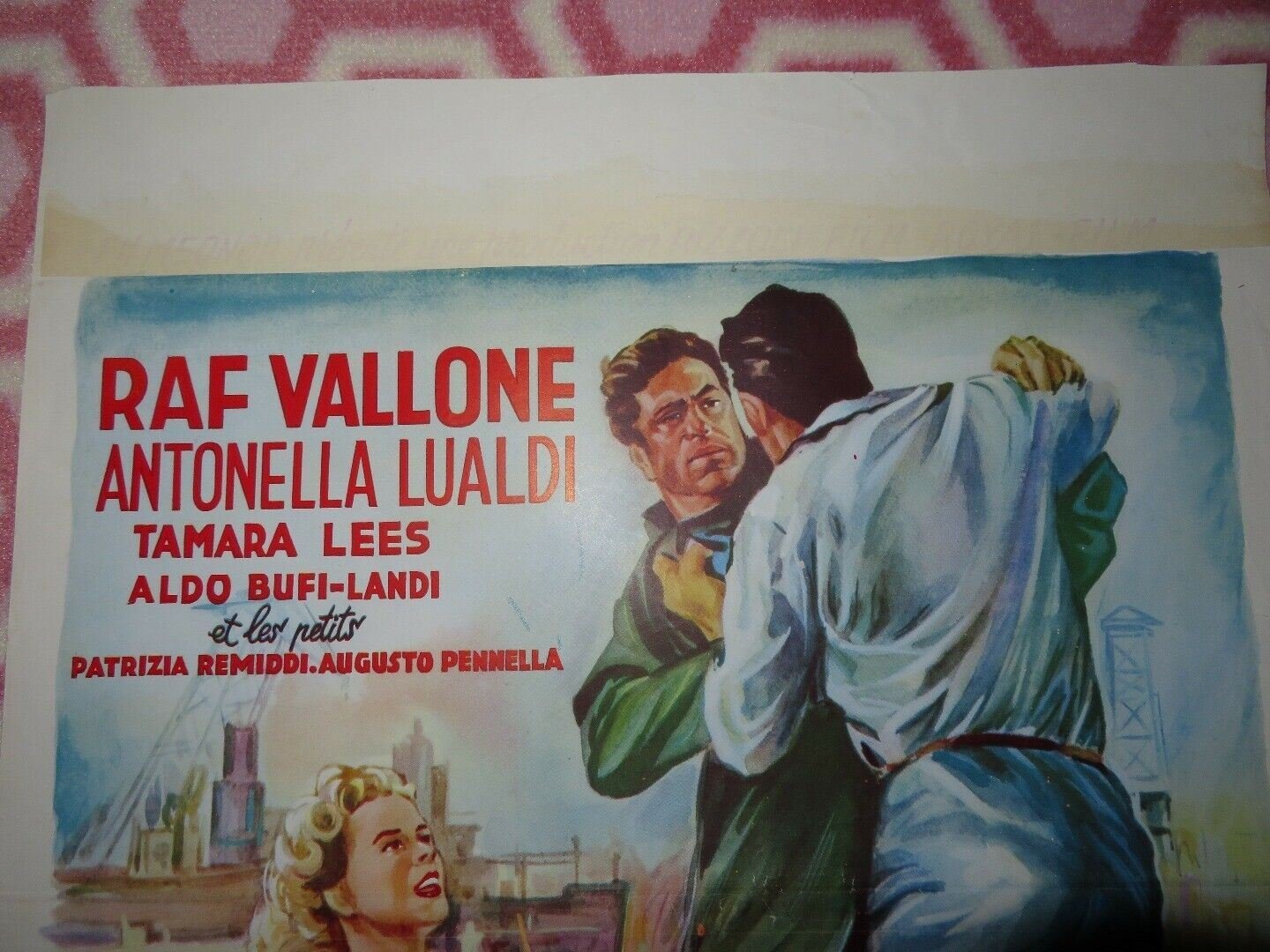 PERDONAMI! BELGIUM (20"x 14") POSTER RAF VALLONE ANTONELLA LUALDI 1953 Movie posters