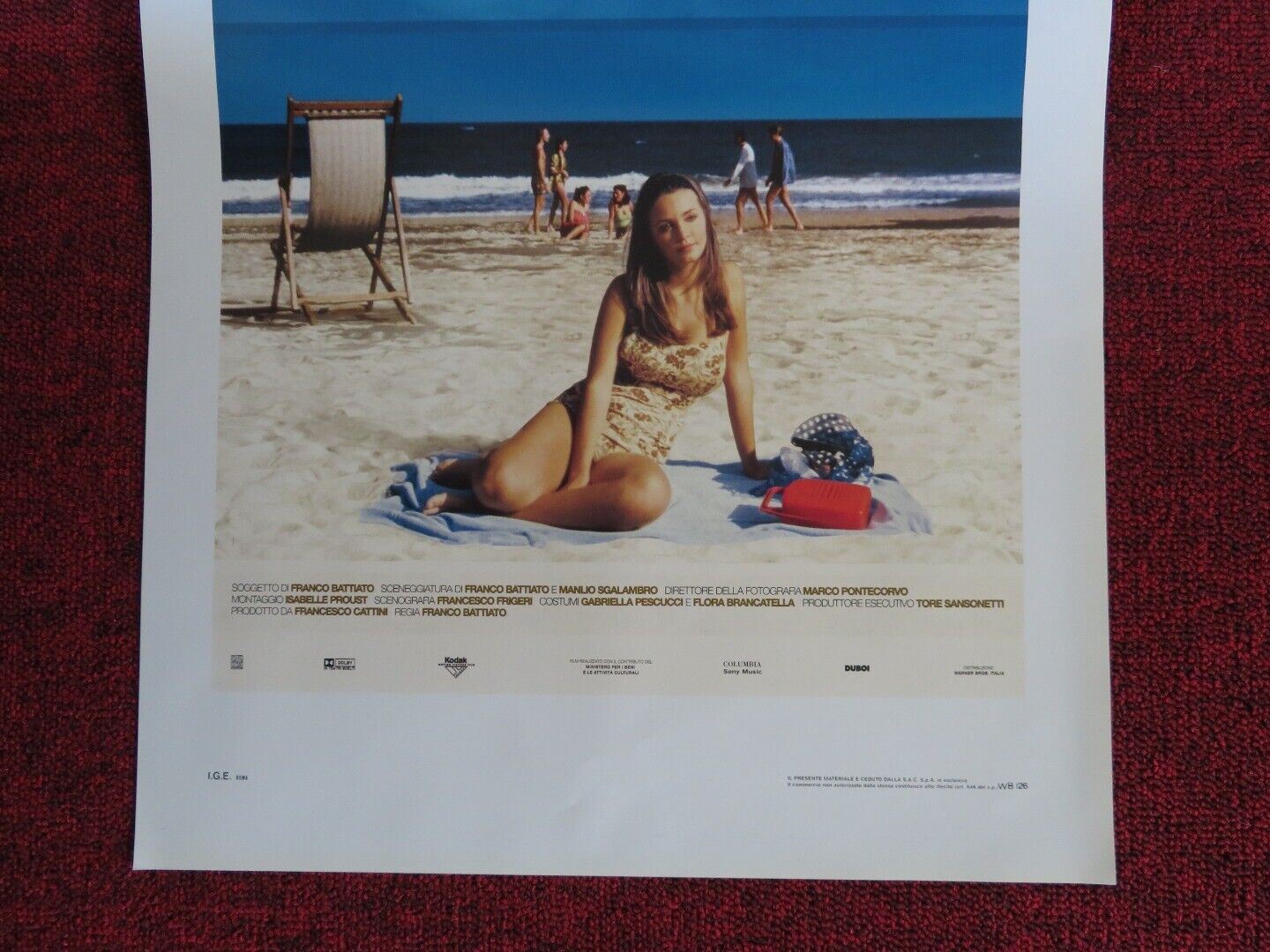 PERDUTO AMOR ITALIAN LOCANDINA (27.5"x13") POSTER CORRADO FORTUNA 2003 Movie posters