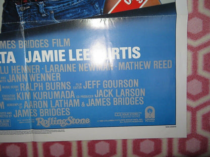 PERFECT US ONE SHEET POSTER JOHN TRAVOLTA JAMIE LEE CURTIS 1985 Movie posters