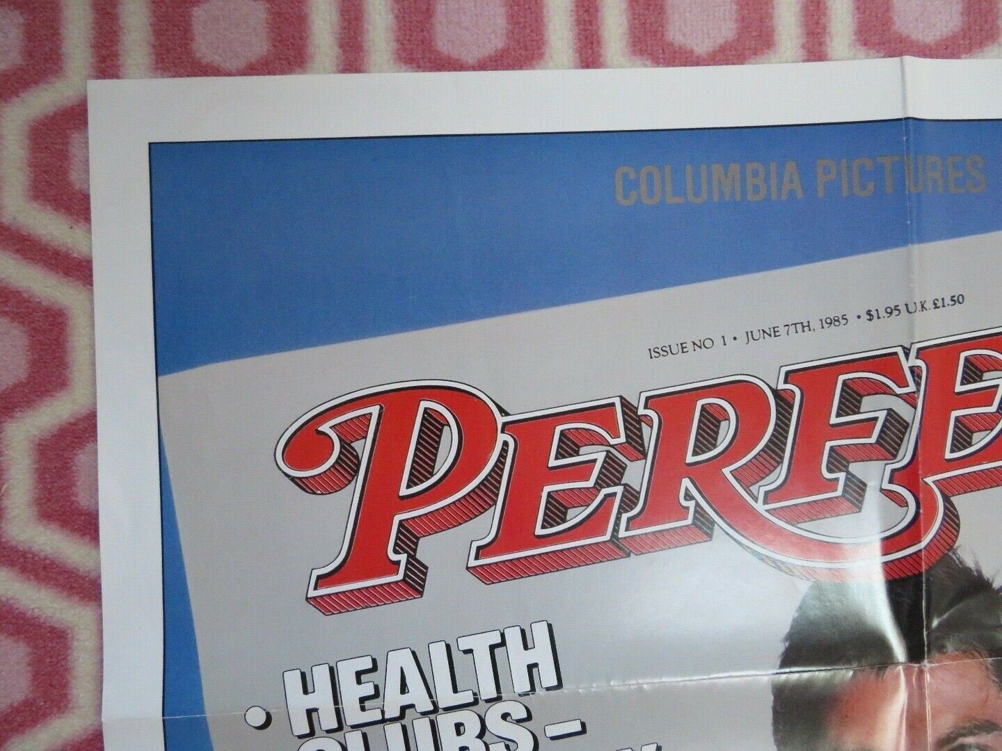 PERFECT US ONE SHEET POSTER JOHN TRAVOLTA JAMIE LEE CURTIS 1985 Movie posters