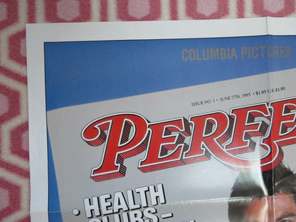 PERFECT US ONE SHEET POSTER JOHN TRAVOLTA JAMIE LEE CURTIS 1985 Movie posters