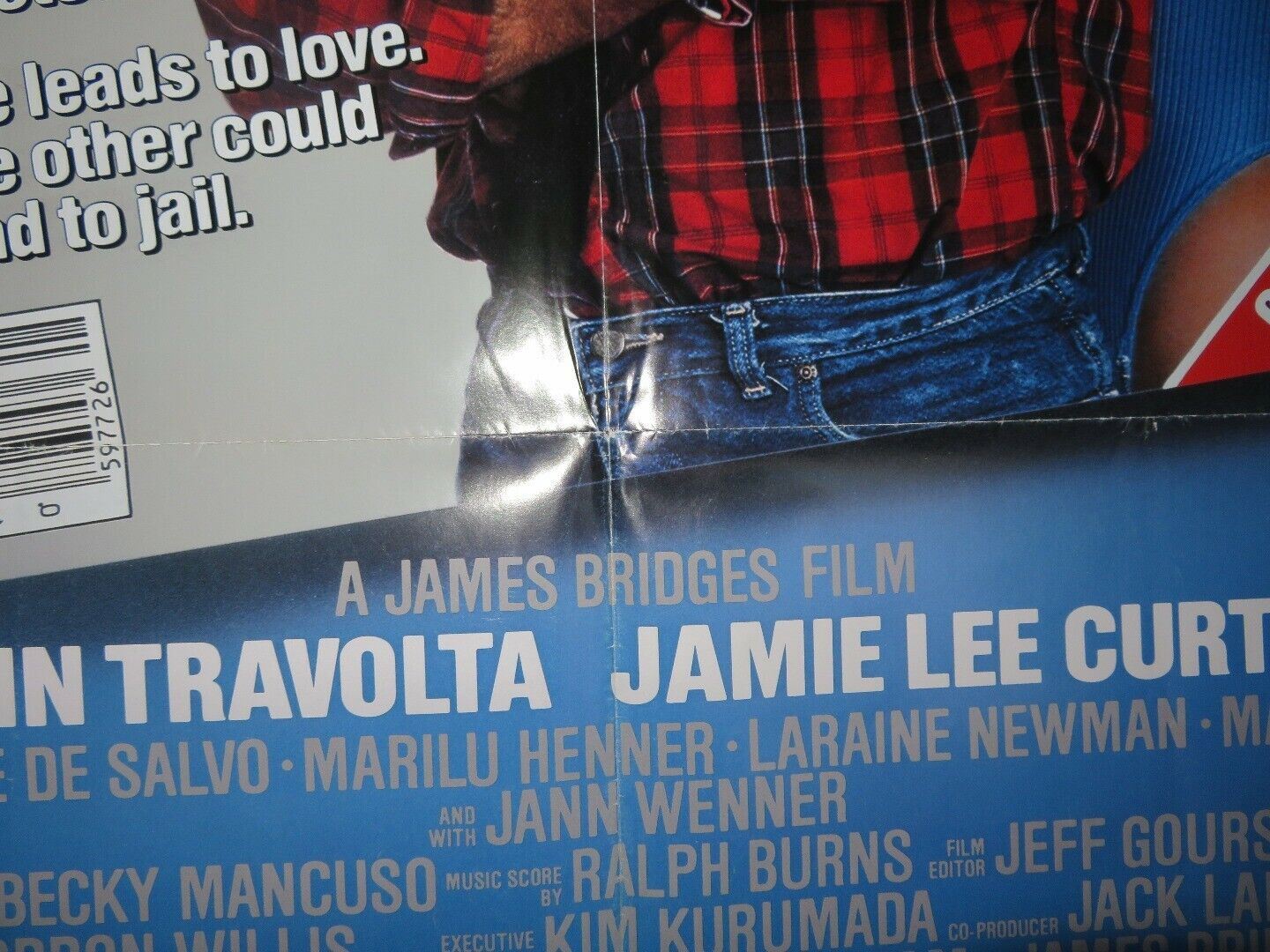 PERFECT US ONE SHEET POSTER JOHN TRAVOLTA JAMIE LEE CURTIS 1985 Movie posters