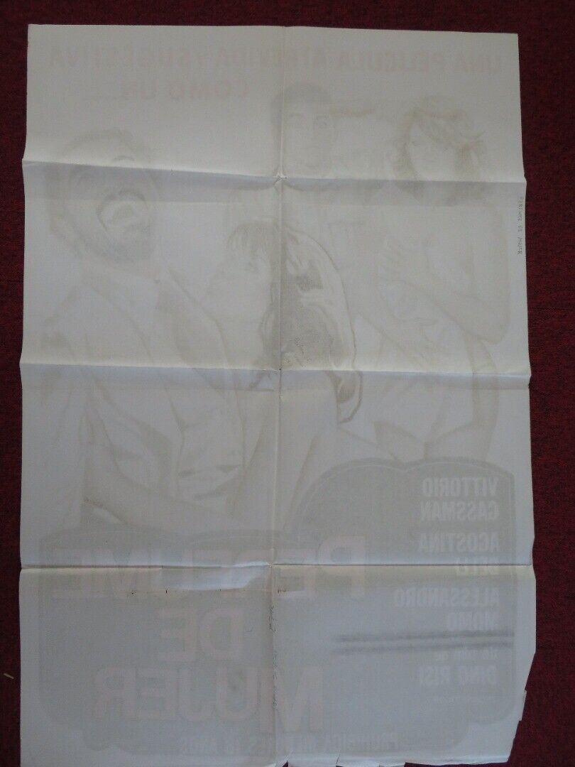 PERFUME DE MUJER / SCENT OF A WOMAN SPANISH ONE SHEET FOLDED POSTER 1974 Movie posters