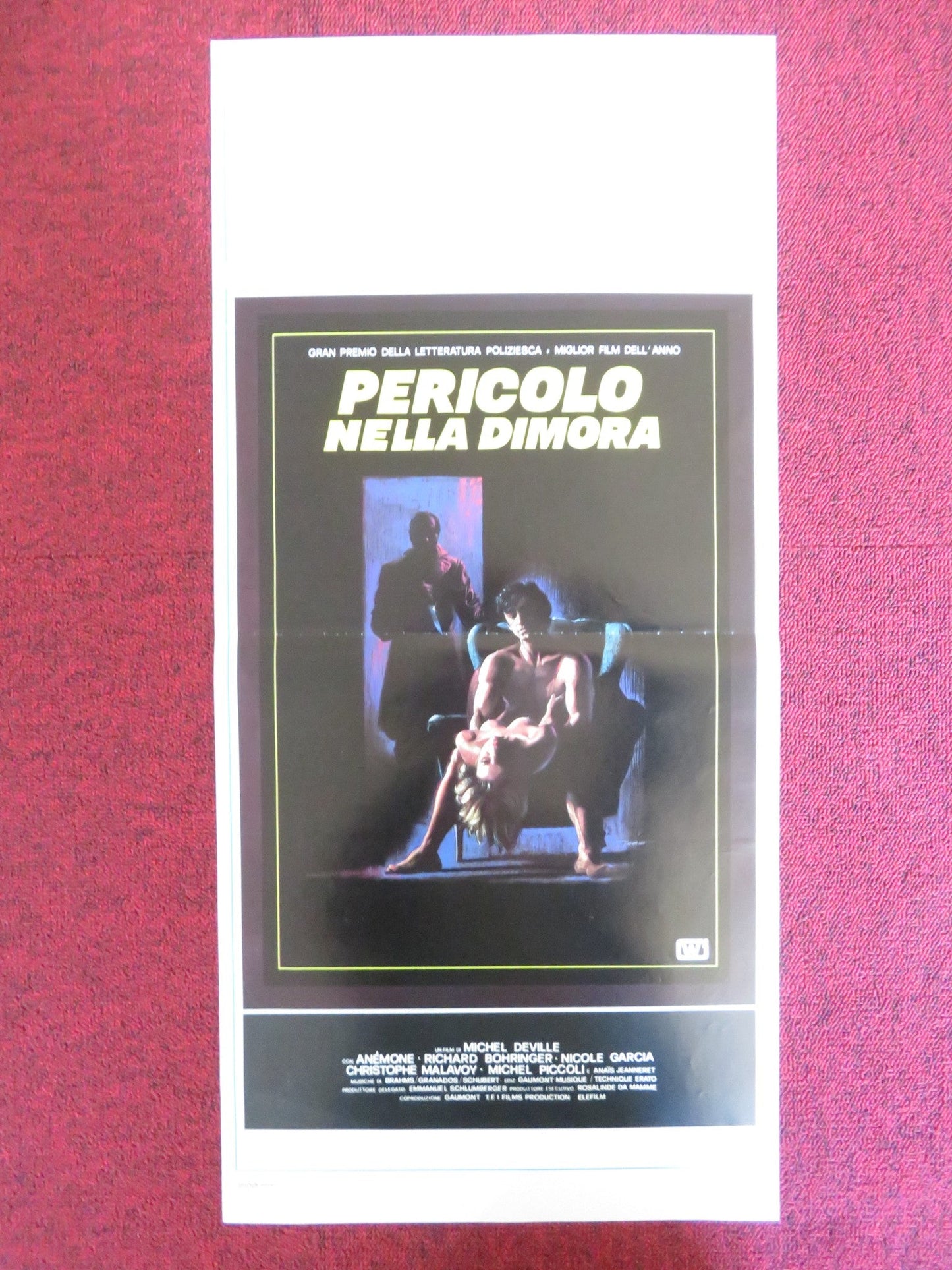 PERIL - PERICOLO NELLA DIMORA ITALIAN LOCANDINA POSTER ANEMONE BOHRINGER 1985 Rendezvous Cinema Movie posters