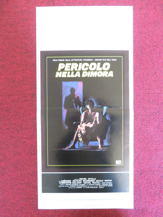PERIL - PERICOLO NELLA DIMORA ITALIAN LOCANDINA POSTER ANEMONE BOHRINGER 1985 Rendezvous Cinema Movie posters