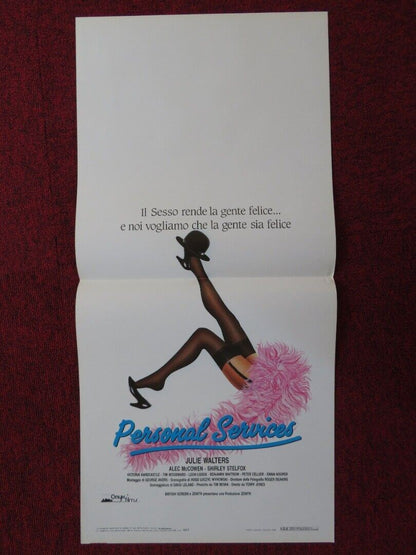 PERSONAL SERVICES ITALIAN LOCANDINA (27.5"x13") POSTER JULIE WALTERS 1987 Movie posters