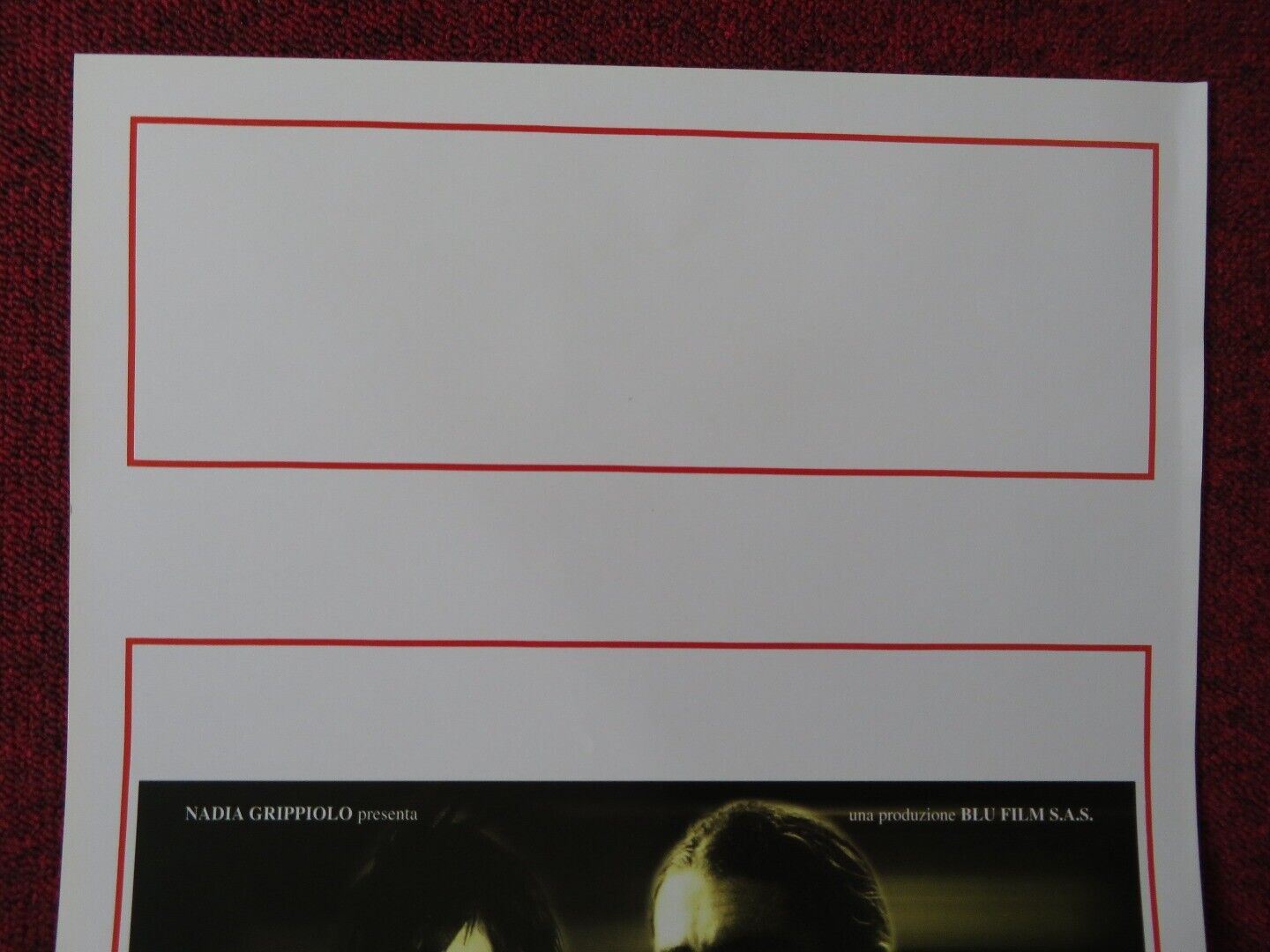 PESI LEGGERI ITALIAN LOCANDINA (27.5"x13") POSTER CLAUDIO MORGANTI 2002 - Rendezvous Cinema