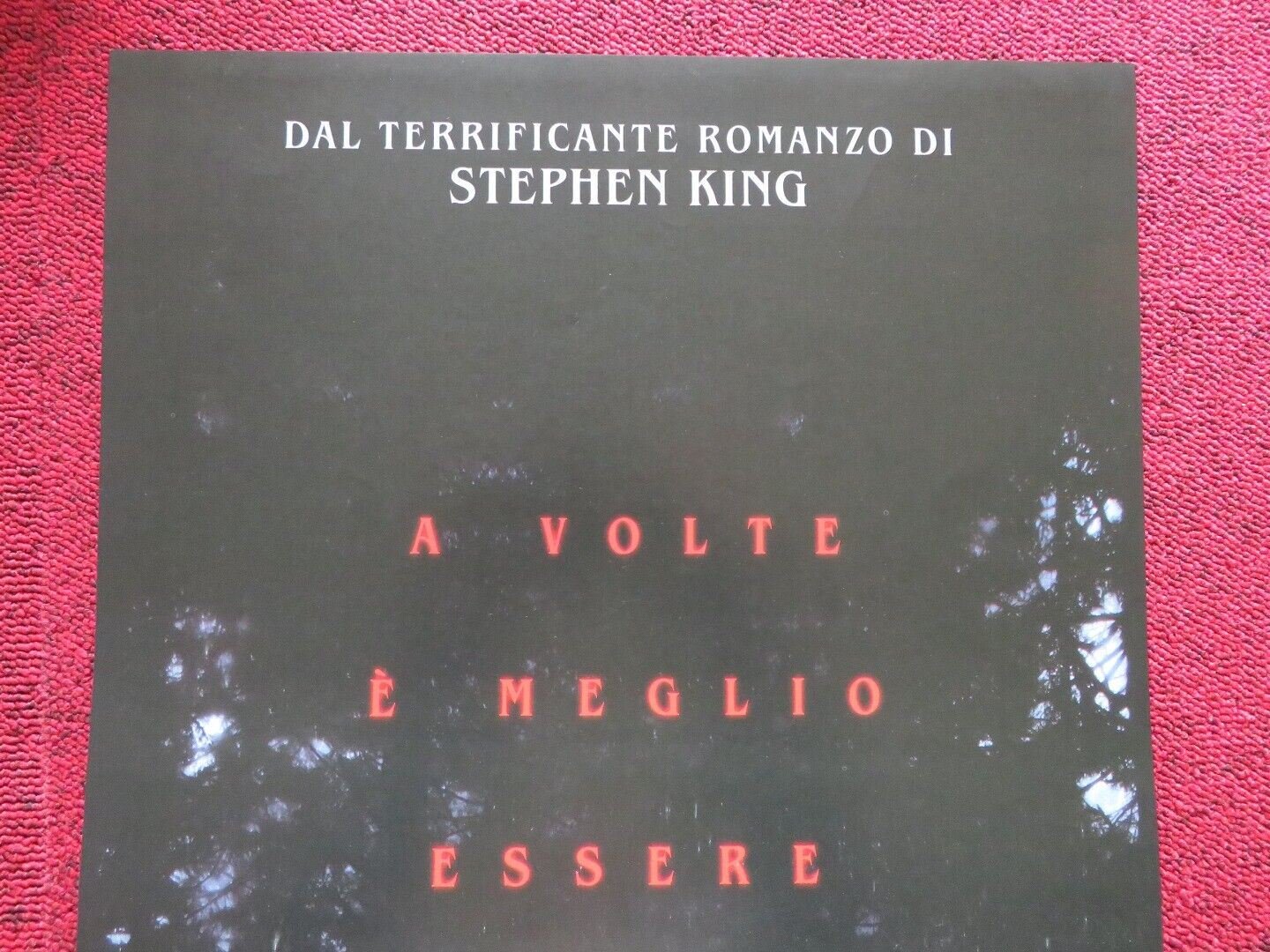 PET SEMATARY ITALIAN LOCANDINA (27"x13") POSTER STEPHEN KING 2019 - Rendezvous Cinema