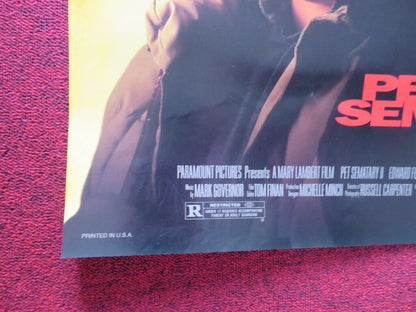 PET SEMATARY TWO FOLDED US ONE SHEET POSTER EDWARD FURLONG ANTHONY EDWARDS 1992 Movie posters