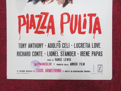 PETE, PEARL & THE POLE ITALIAN LOCANDINA POSTER TONY ANTHONY ADOLFO CELI 1973 Rendezvous Cinema Movie posters