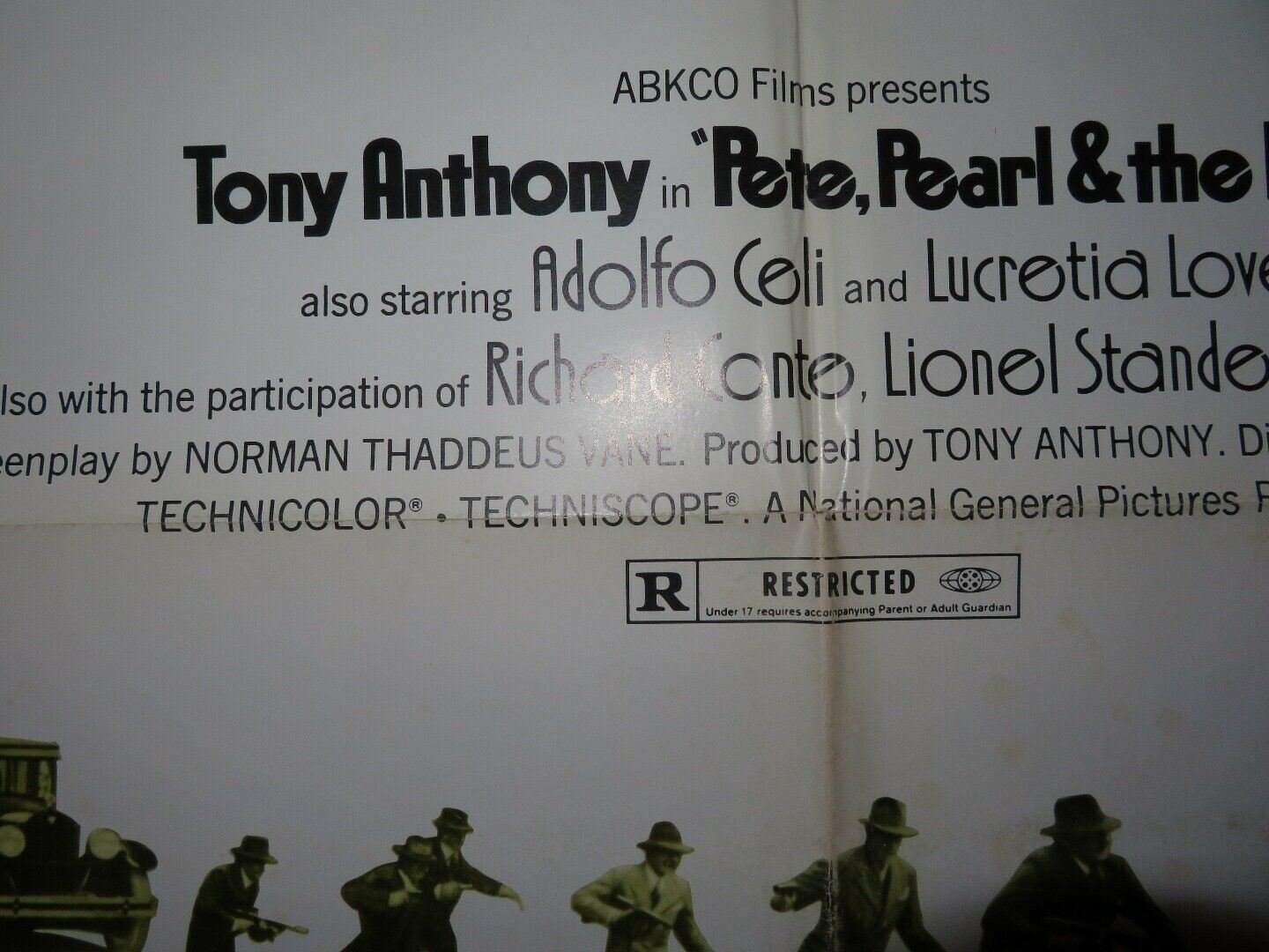 PETE, PEARL & THE POLE US ONE SHEET POSTER TONY ANTHONY 1973 Movie posters