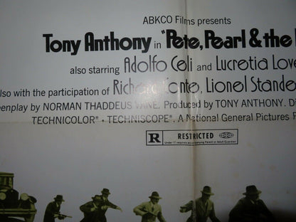 PETE, PEARL & THE POLE US ONE SHEET POSTER TONY ANTHONY 1973 Movie posters