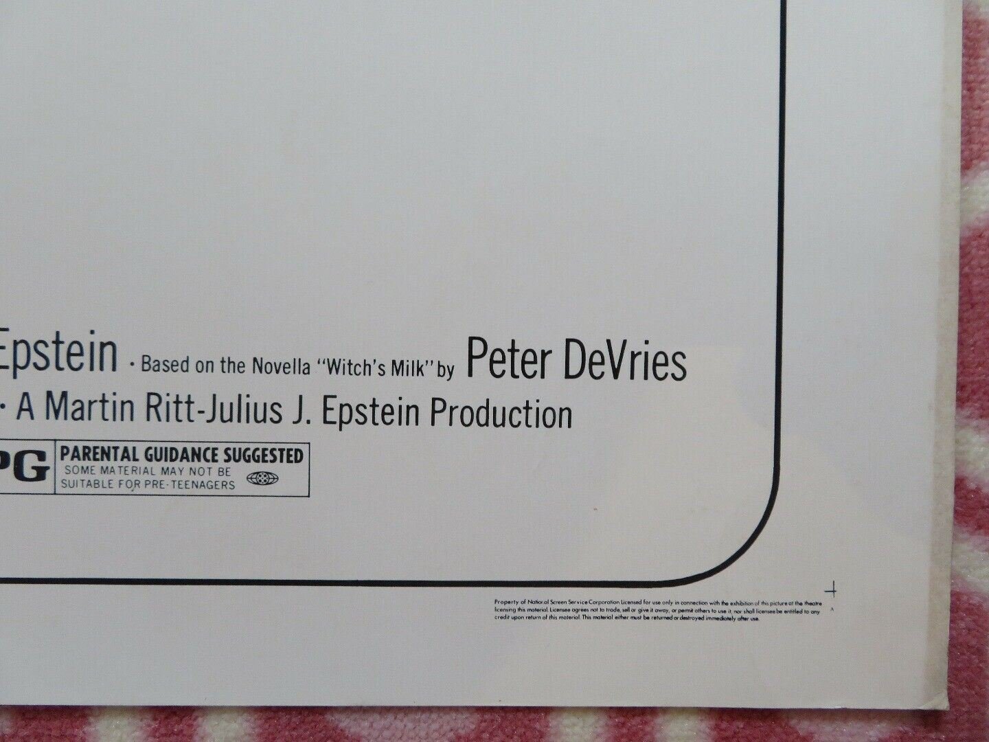 PETE'N'TILLIE US HALF SHEET (22"x 28") POSTER WALTER MATTHAU CAROL BURNETT 1972 - Rendezvous Cinema