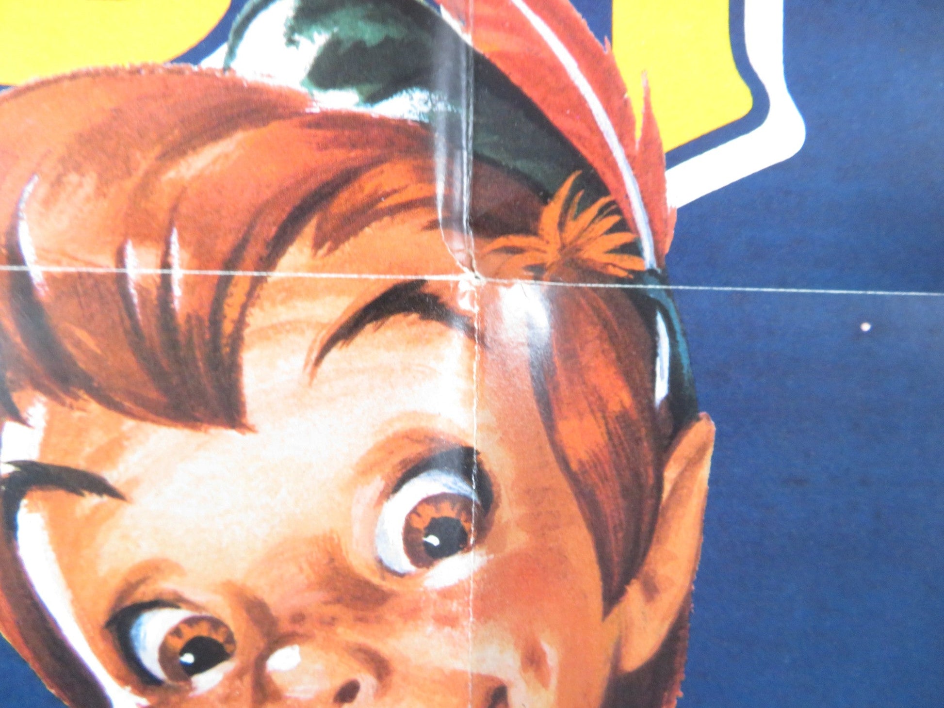 PETER PAN FOLDED US ONE SHEET POSTER DISNEY BOBBY DRISCOLL 1982 Rendezvous Cinema Movie posters