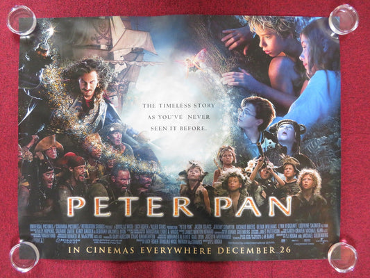 PETER PAN UK QUAD ROLLED POSTER JASON ISSACS JEREMY SUMPTER 2003 Rendezvous Cinema Movie posters
