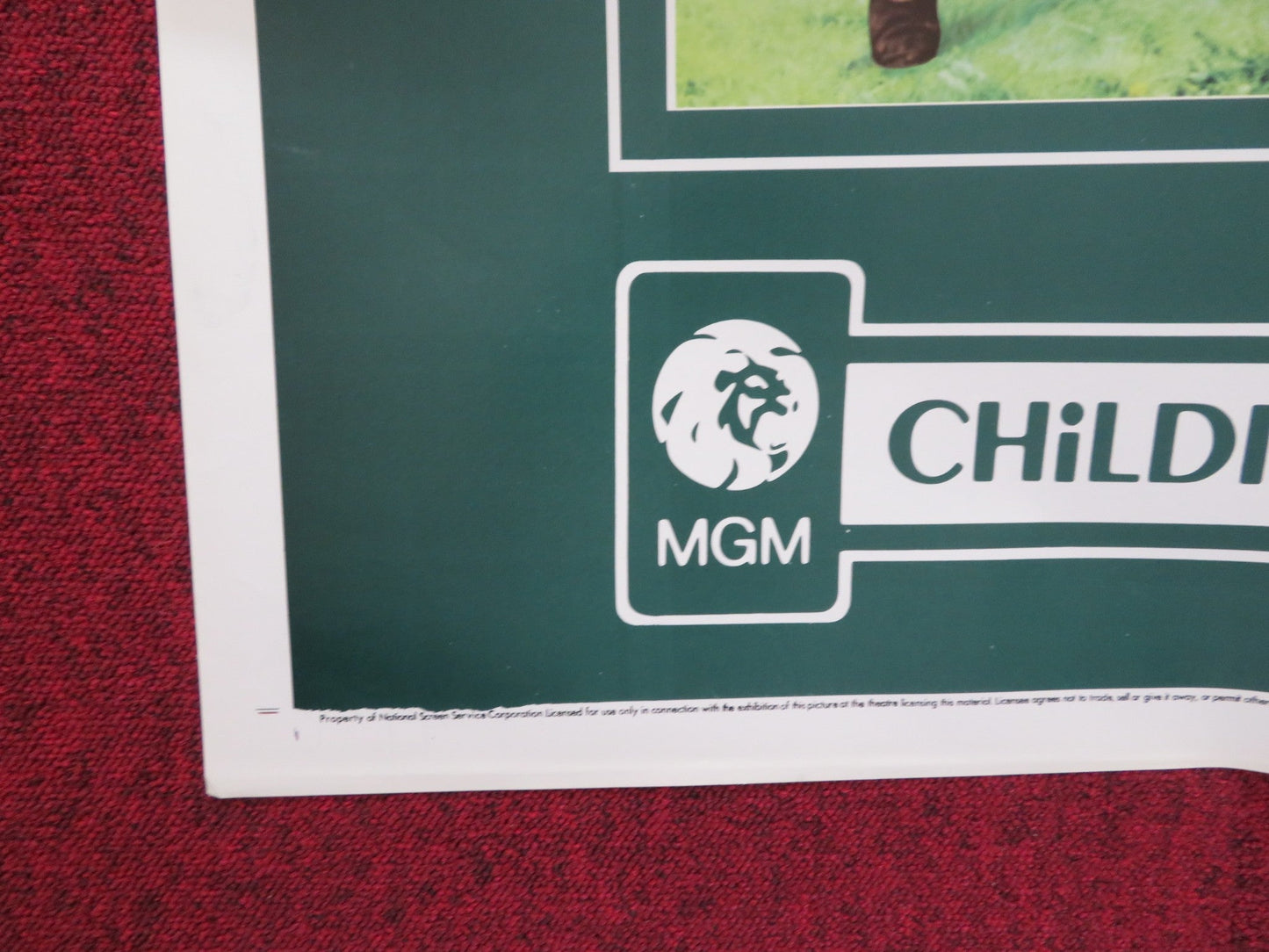 PETER RABBIT THE TALES OF BEATRIX POTTER FOLDED US ONE SHEET POSTER 1973 Rendezvous Cinema Movie posters