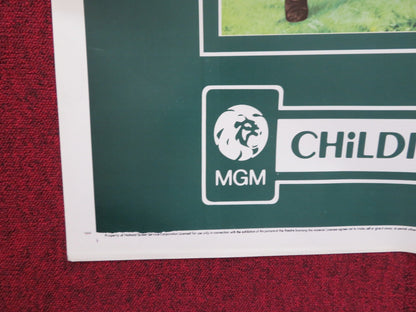 PETER RABBIT THE TALES OF BEATRIX POTTER FOLDED US ONE SHEET POSTER 1973 Rendezvous Cinema Movie posters