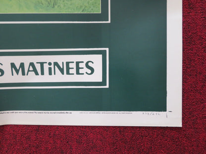 PETER RABBIT THE TALES OF BEATRIX POTTER FOLDED US ONE SHEET POSTER 1973 Rendezvous Cinema Movie posters