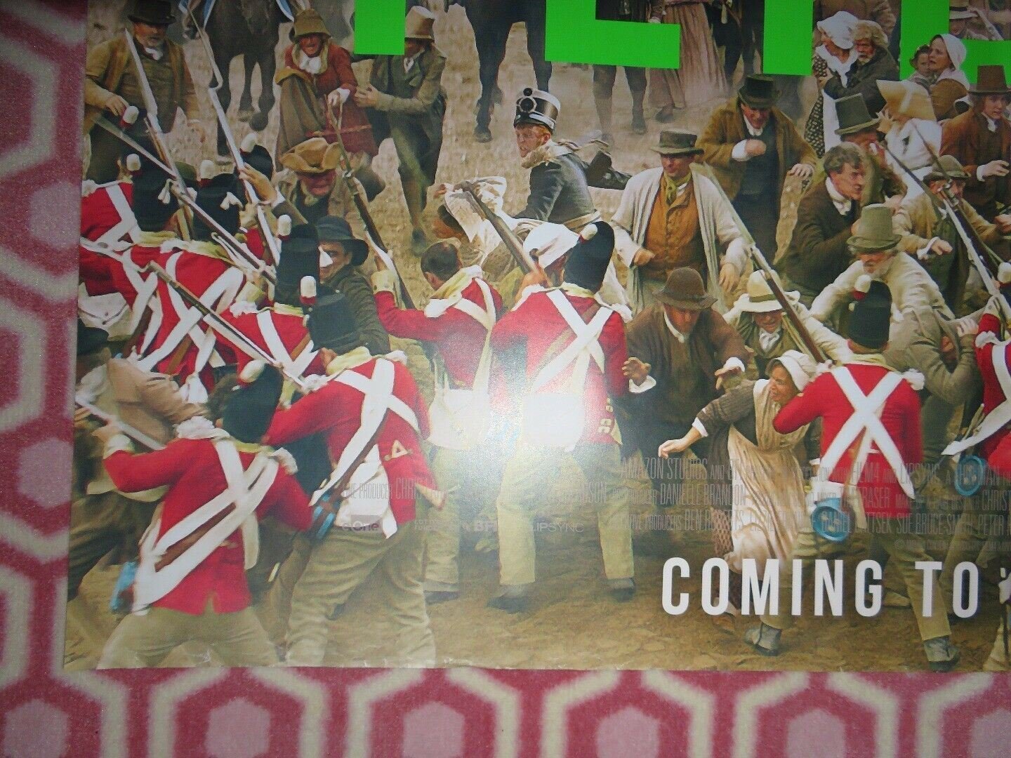 PETERLOO BRITISH QUAD (30"x 40") ROLLED POSTER MIKE LEIGH RORY KINNEAR 2018 - Rendezvous Cinema