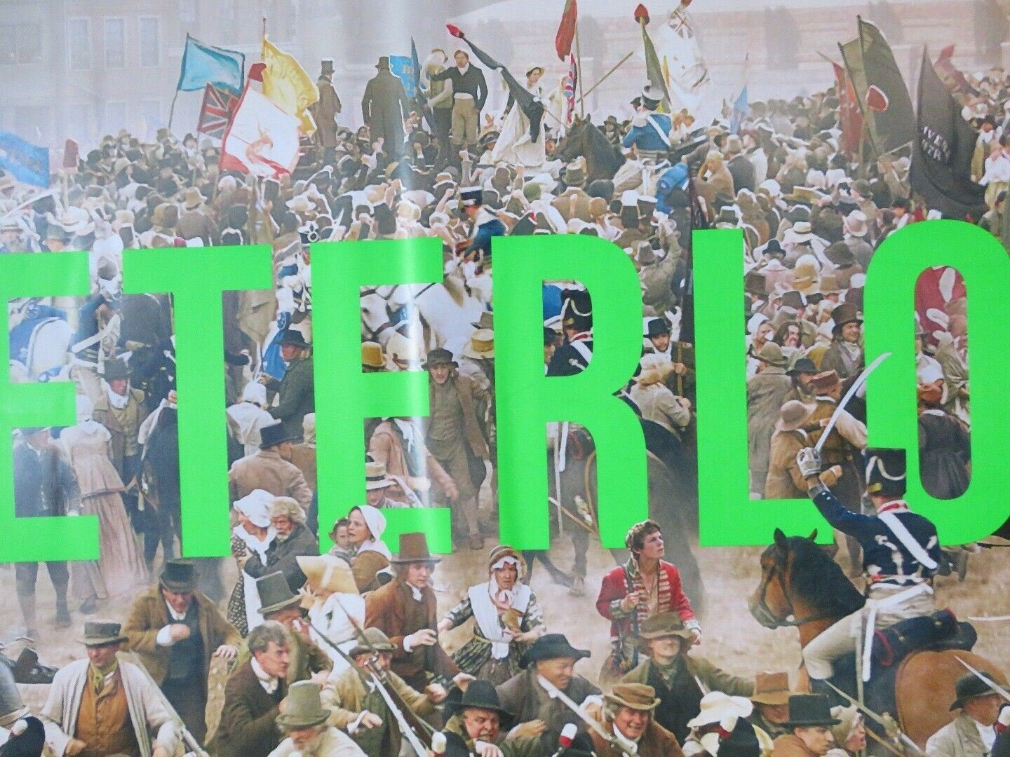 PETERLOO BRITISH QUAD (30"x 40") ROLLED POSTER MIKE LEIGH RORY KINNEAR 2018 - Rendezvous Cinema