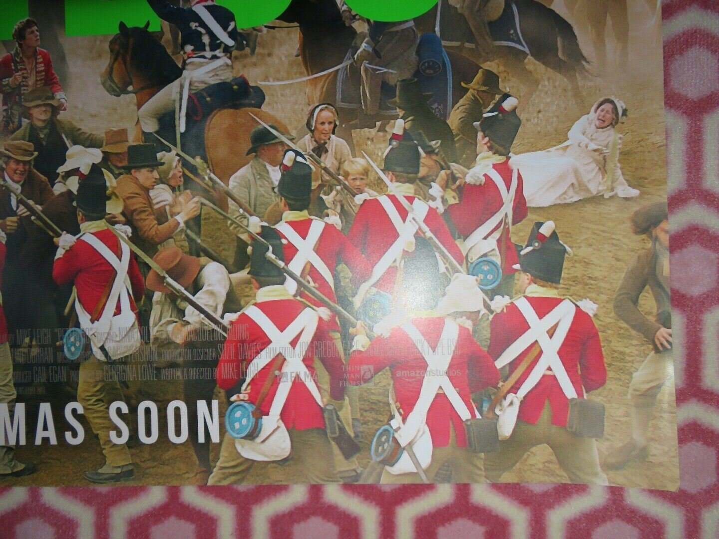 PETERLOO BRITISH QUAD (30"x 40") ROLLED POSTER MIKE LEIGH RORY KINNEAR 2018 - Rendezvous Cinema