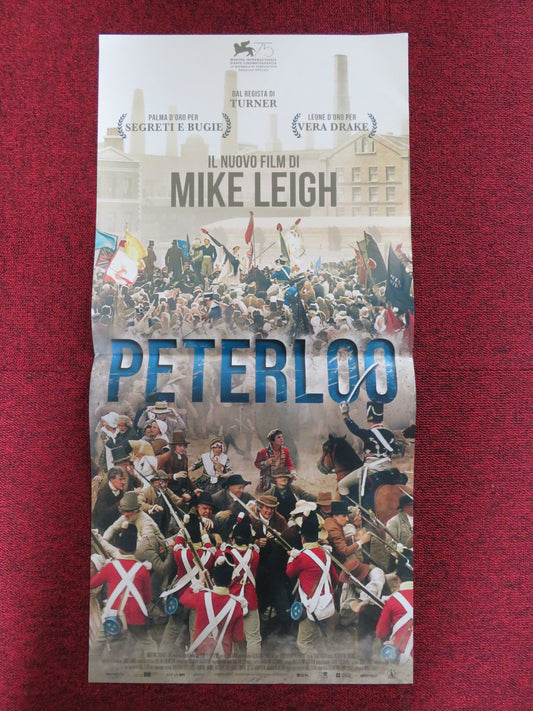 PETERLOO ITALIAN LOCANDINA POSTER MIKE LEIGH RORY KINNEAR 2018 Rendezvous Cinema Movie posters