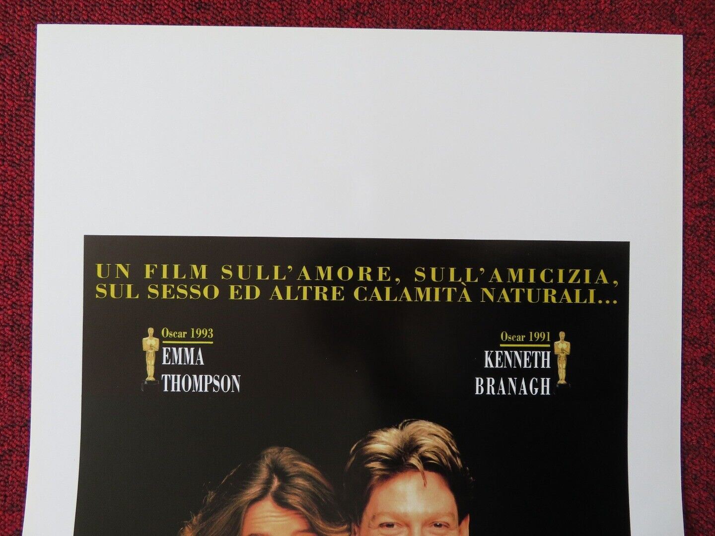 PETER'S FRIENDS ITALIAN LOCANDINA (27.5"x13") POSTER EMMA THOMPSON 1994 - Rendezvous Cinema