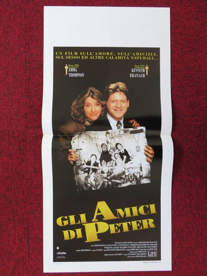 PETER'S FRIENDS ITALIAN LOCANDINA (27.5"x13") POSTER EMMA THOMPSON 1994 - Rendezvous Cinema