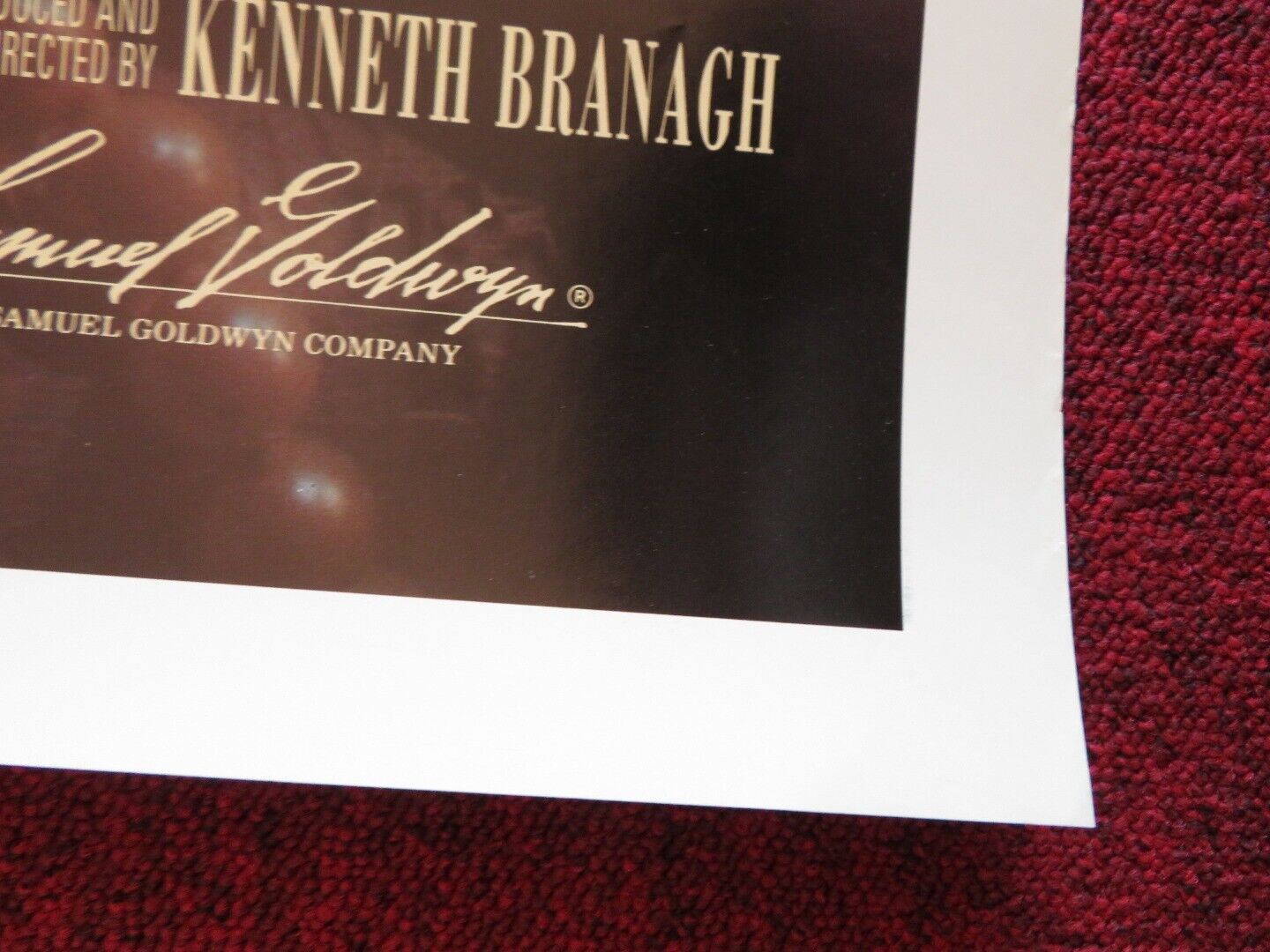 PETER'S FRIENDS US ONE SHEET ROLLED POSTER STEPHEN FRY KENNETH BRANAGH 1992 Movie posters