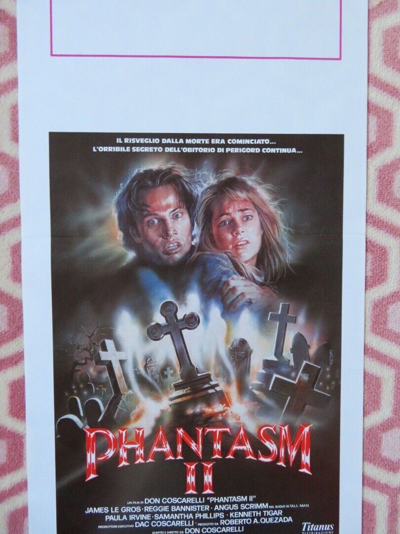PHANTASM II ITALIAN LOCANDINA (27.5"x13") POSTER DON COSCARELLI 1988 - Rendezvous Cinema