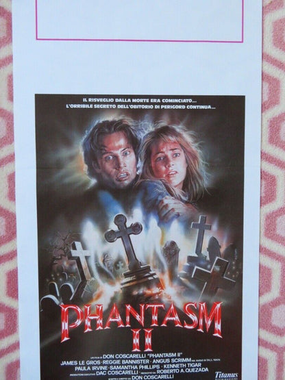 PHANTASM II ITALIAN LOCANDINA (27.5"x13") POSTER DON COSCARELLI 1988 - Rendezvous Cinema
