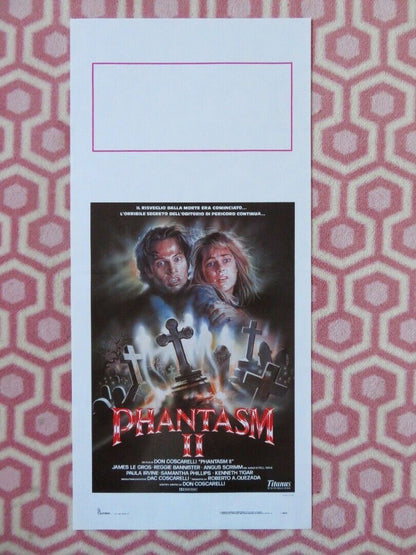 PHANTASM II ITALIAN LOCANDINA (27.5"x13") POSTER DON COSCARELLI 1988 - Rendezvous Cinema
