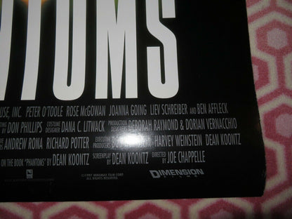 PHANTOMS US ONE SHEET ROLLED POSTER PETER O'TOOLE BEN AFFLECK 1998 Movie posters