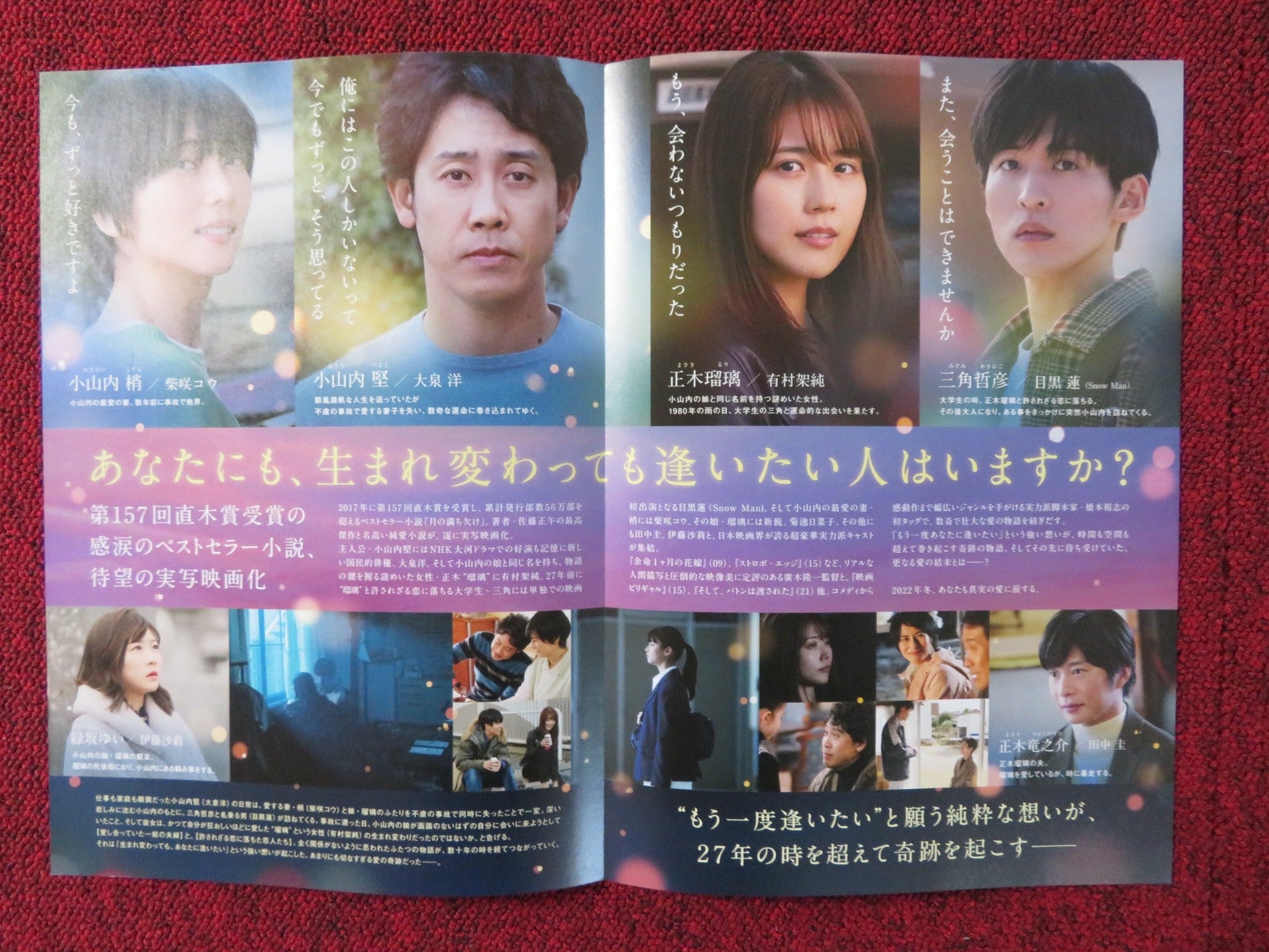 PHASES OF THE MOON JAPANESE CHIRASHI (B5) POSTER KASUMI ARIMURA REN MEGURO 2022 Rendezvous Cinema Movie posters