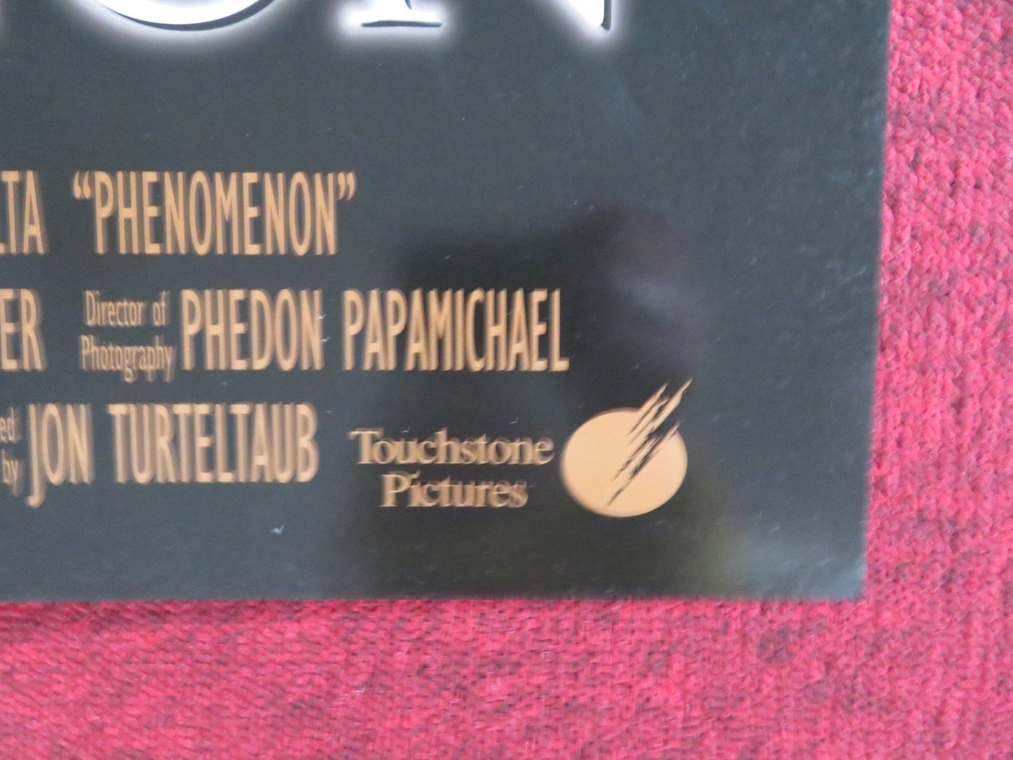 PHENOMENON FOLDED US ONE SHEET POSTER JOHN TRAVOLTA KYRA SEDGWICK 1996 Rendezvous Cinema Movie posters
