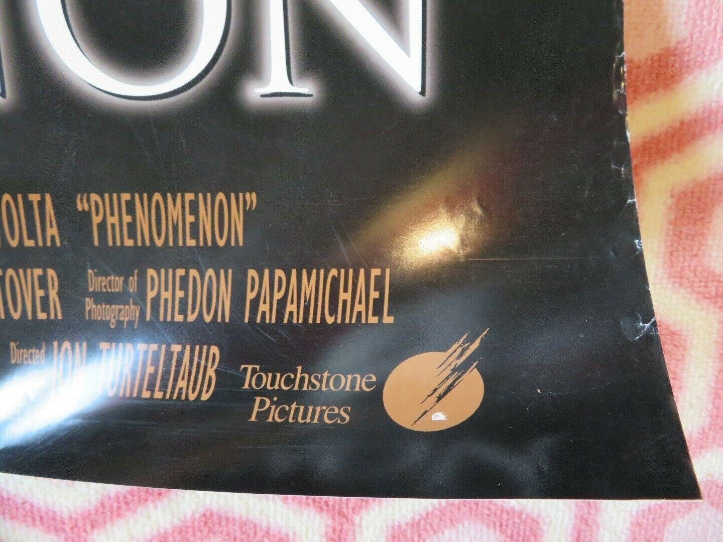 PHENOMENON US ONE SHEET ROLLED POSTER JOHN TRAVOLTA 1996 - Rendezvous Cinema