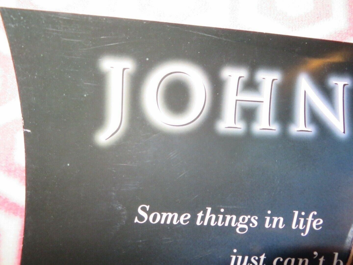 PHENOMENON US ONE SHEET ROLLED POSTER JOHN TRAVOLTA 1996 - Rendezvous Cinema