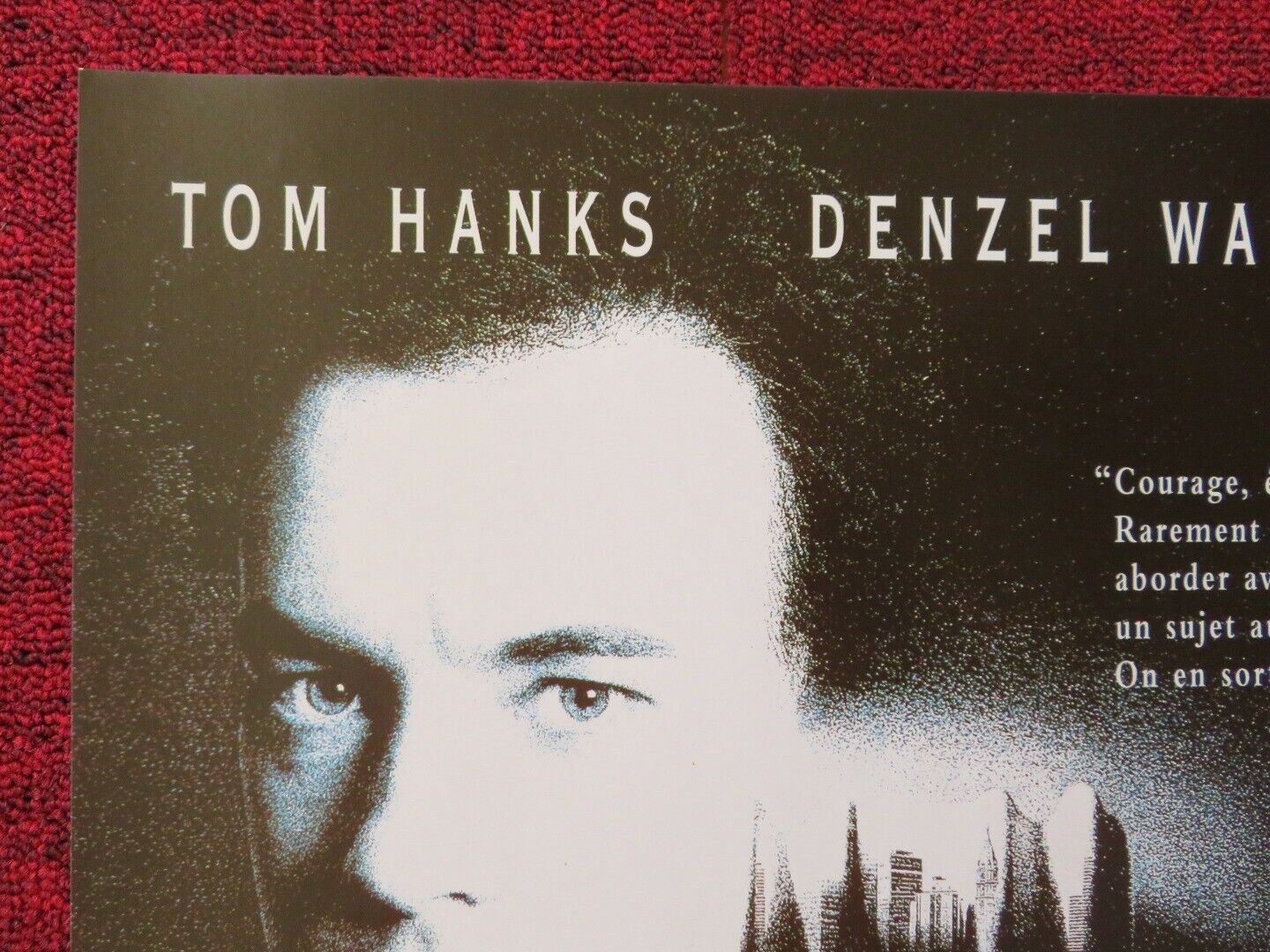 PHILADELPHIA FRENCH (15"x 20.5") POSTER TOM HANKS DENZEL WASHINGTON 1993 Movie posters