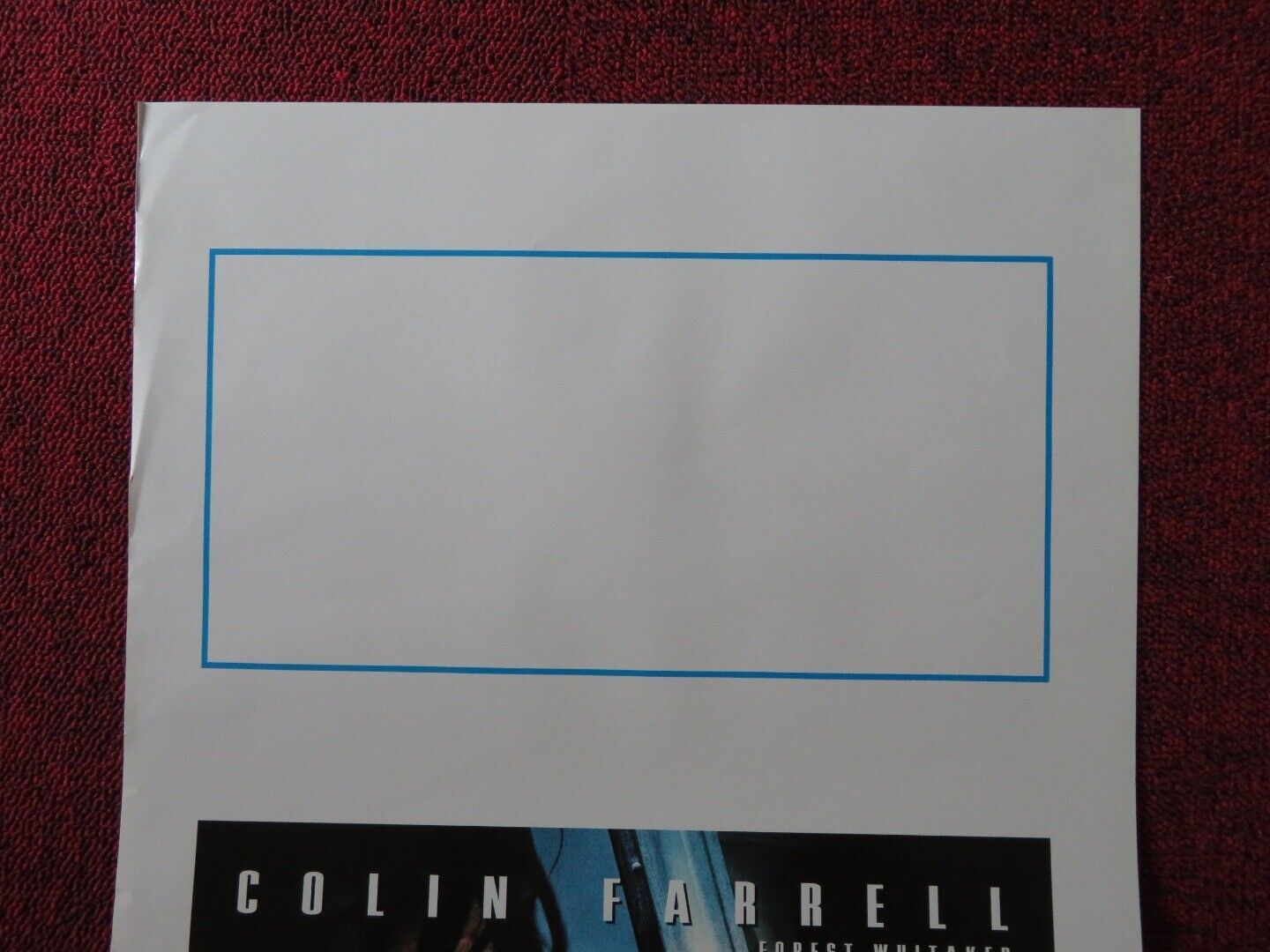 PHONE BOOTH ITALIAN LOCANDINA (27.5"x13") POSTER COLIN FARRELL 2002 Rendezvous Cinema Movie posters