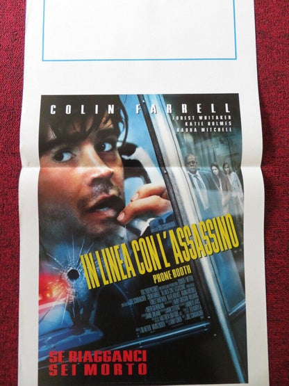 PHONE BOOTH ITALIAN LOCANDINA (27.5"x13") POSTER COLIN FARRELL 2002 Rendezvous Cinema Movie posters