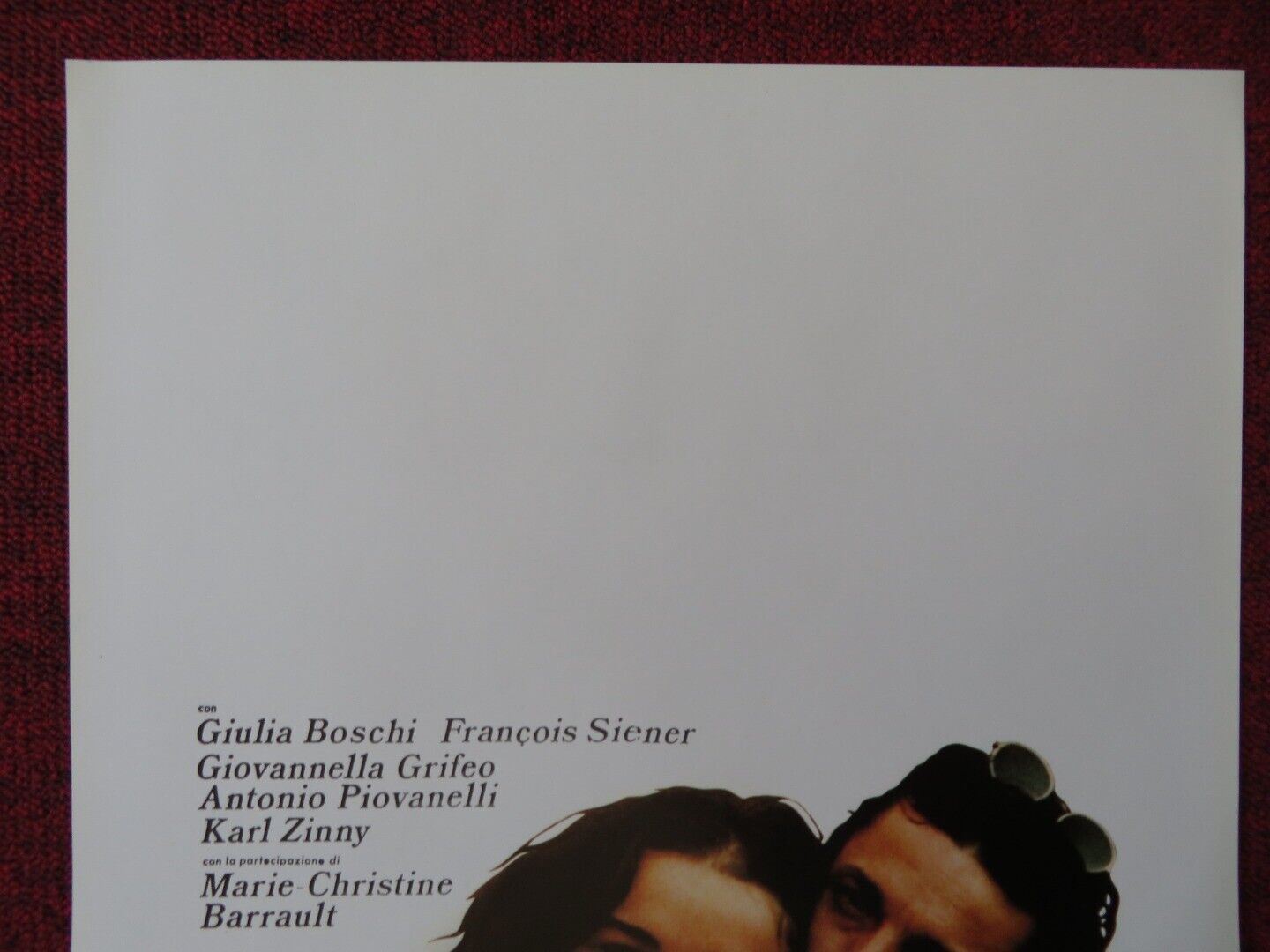 PIANOFORTE ITALIAN LOCANDINA (27.5"x13") POSTER FRANCESCA COMENCINI 1984 Movie posters