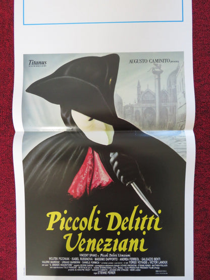 PICCOLI DELITTI VENEZIANI ITALIAN LOCANDINA POSTER VINCENT SPANO 1989 Rendezvous Cinema Movie posters