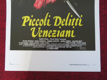 PICCOLI DELITTI VENEZIANI ITALIAN LOCANDINA POSTER VINCENT SPANO 1989 Rendezvous Cinema Movie posters