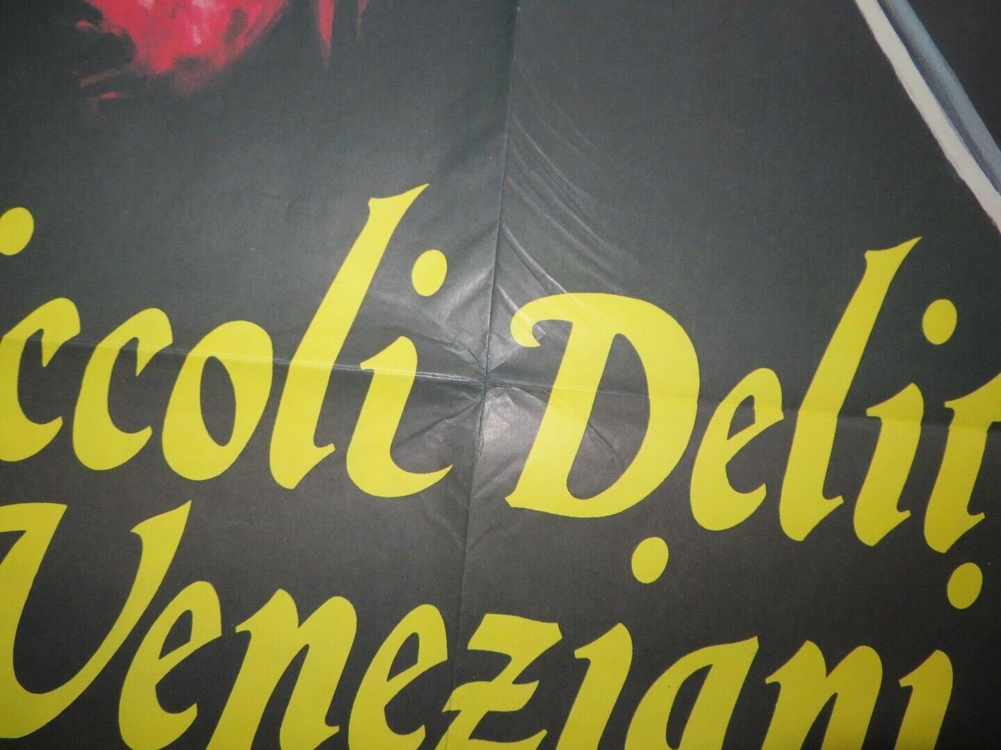 PICCOLI DELITTI VENEZIANI / Rouge Venise ITALIAN 2 FOGLIO POSTER 1989 Movie posters