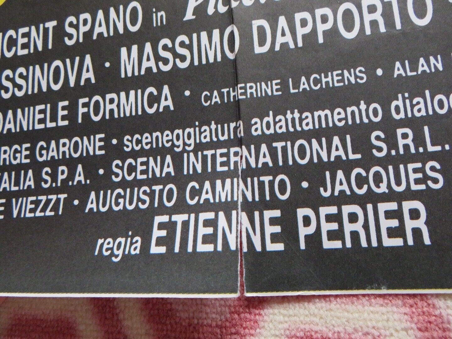 PICCOLI DELITTI VENEZIANI / Rouge Venise ITALIAN 2 FOGLIO POSTER 1989 Movie posters