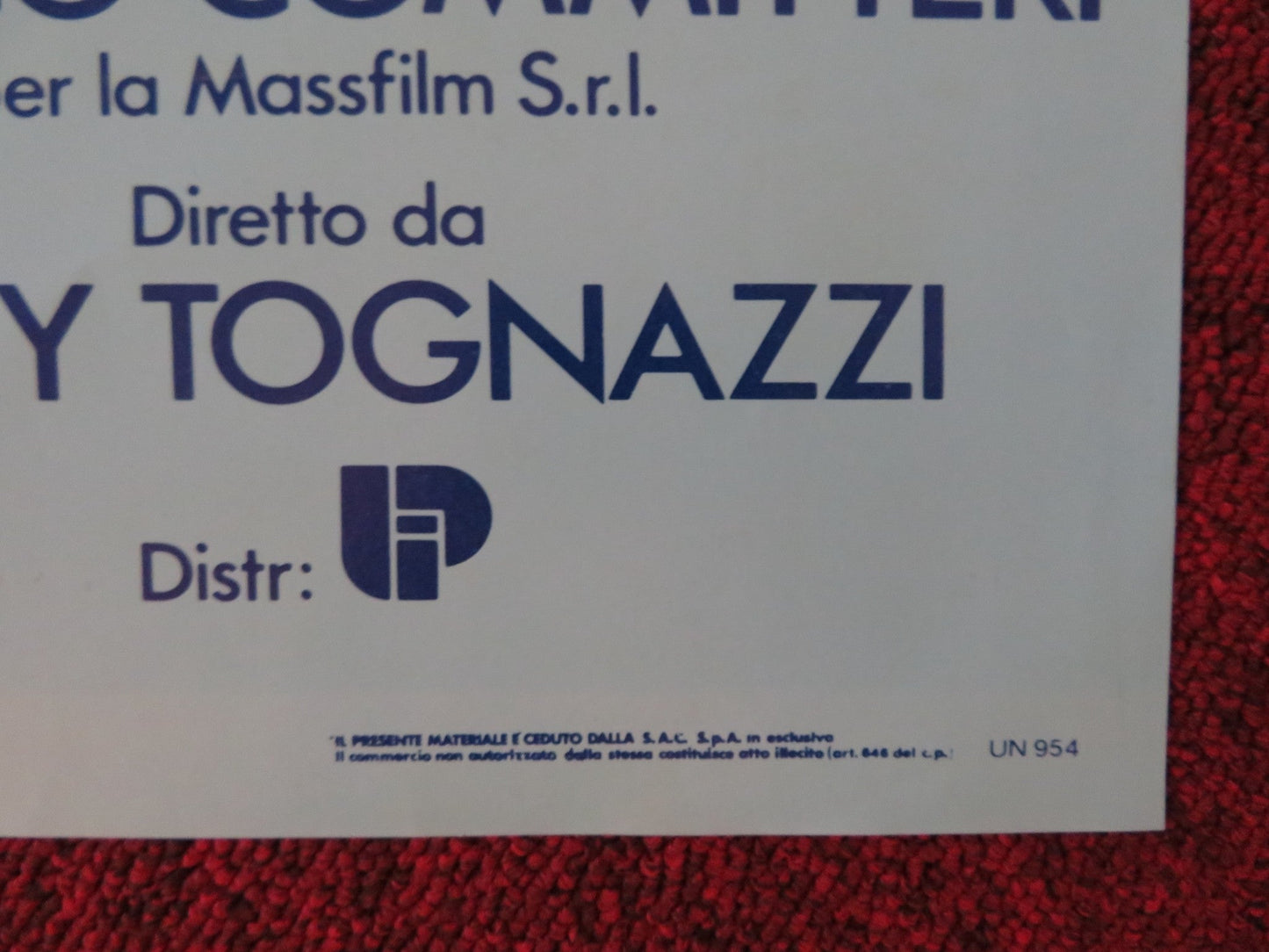 PICCOLI EQUIVOCI ITALIAN FOTOBUSTA POSTER SERGIO CASTELLITTO LINA SASTRI 1989 Rendezvous Cinema Movie posters