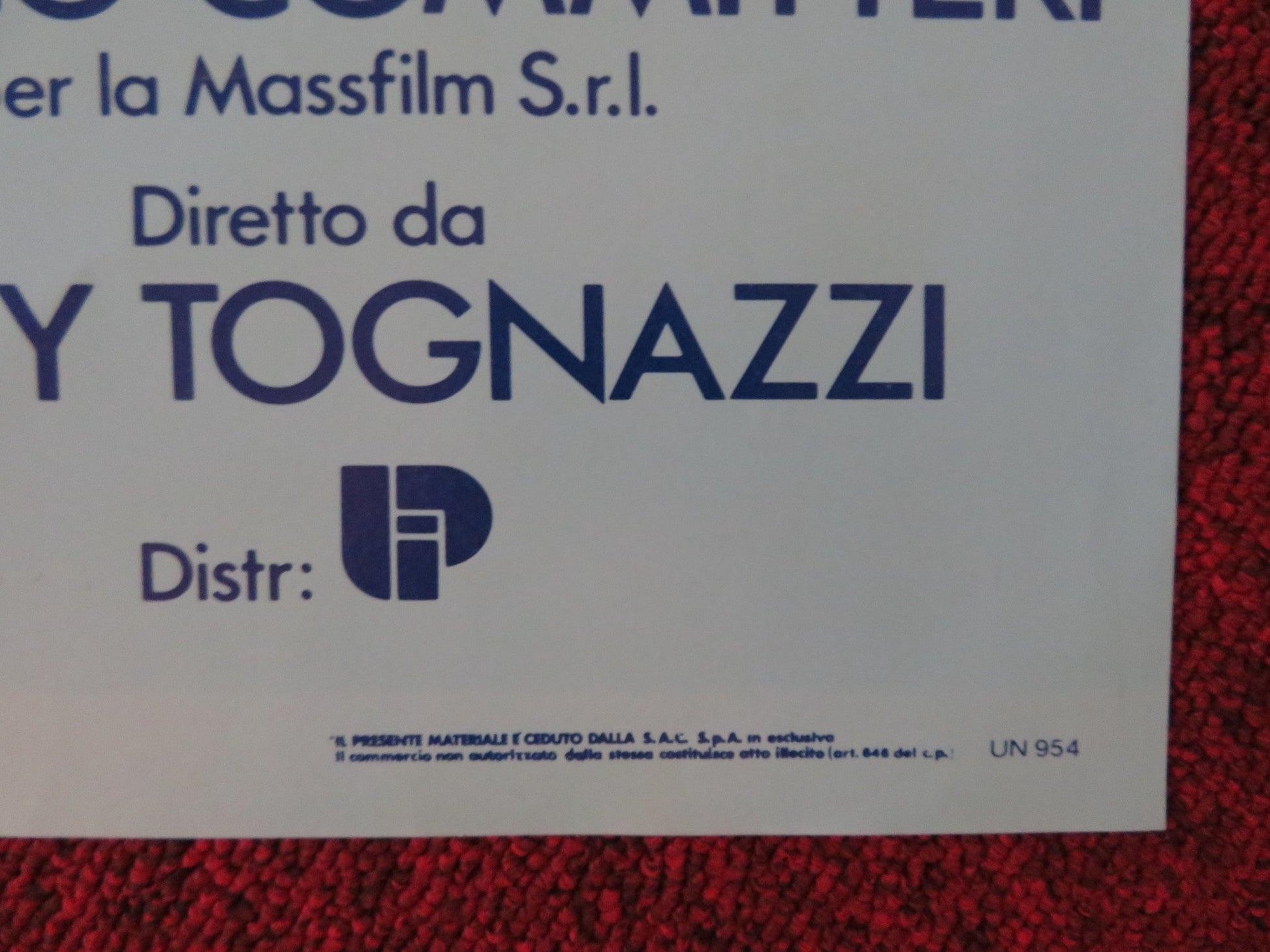 PICCOLI EQUIVOCI ITALIAN FOTOBUSTA POSTER SERGIO CASTELLITTO LINA SASTRI 1989 Rendezvous Cinema Movie posters