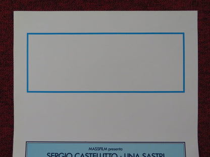 PICCOLI EQUIVOCI ITALIAN LOCANDINA POSTER SERGIO CASTELLITTO LINA SASTRI 1989 Rendezvous Cinema Movie posters