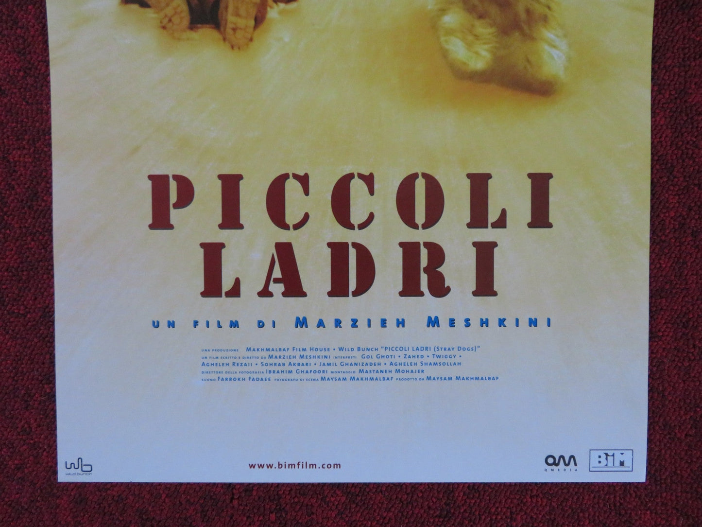 PICCOLI LADRI ITALIAN LOCANDINA POSTER MARZIEH MESHKINI 2004 Rendezvous Cinema Movie posters